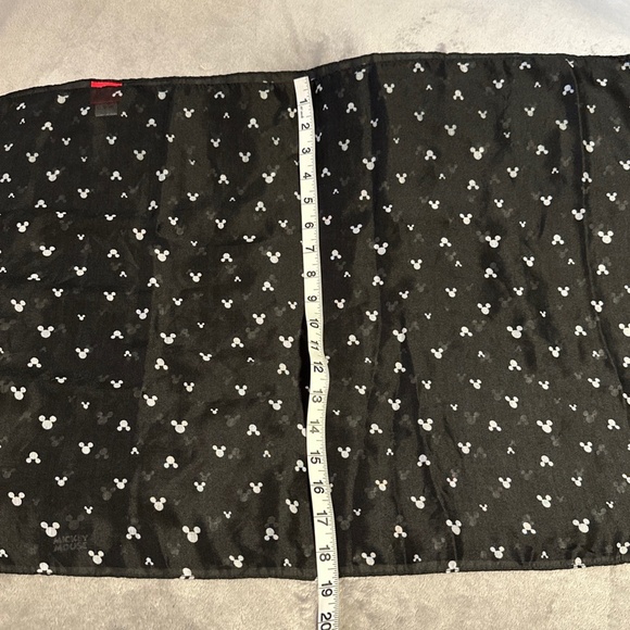 Disney Mickey Mouse Head Infinity Scarf Black White Sheer Light Disneybound - Picture 3 of 9